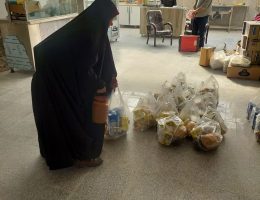 گزارش اهداء بسته های غذایی (برنامه اصلاح تغذیه تعدادی از خانواده ها و کودکان تحت پوشش)- آذر ۱۴۰۱